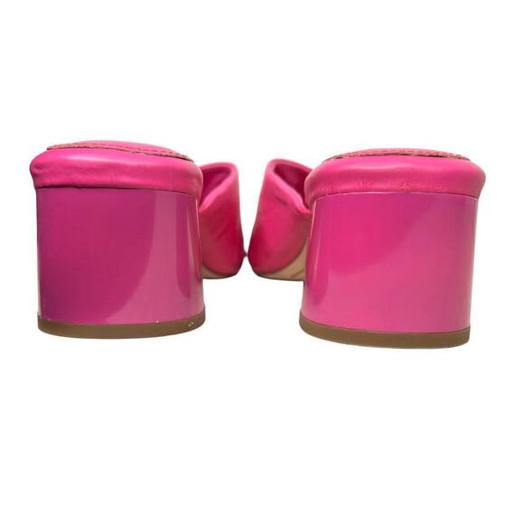 FRANCO SARTO Dreamy Slide Sandal in Pink Leather Women's Size 8.5 - Picture 6 of 9